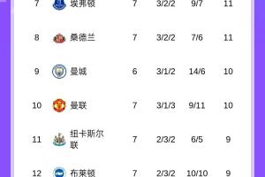 无不败球队！英超积分榜：水晶宫吞赛季首败仍第5，曼城稍后出战