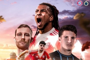 拜仁发布欧冠主场迎战布鲁日海报：让我们再度为胜利出发！